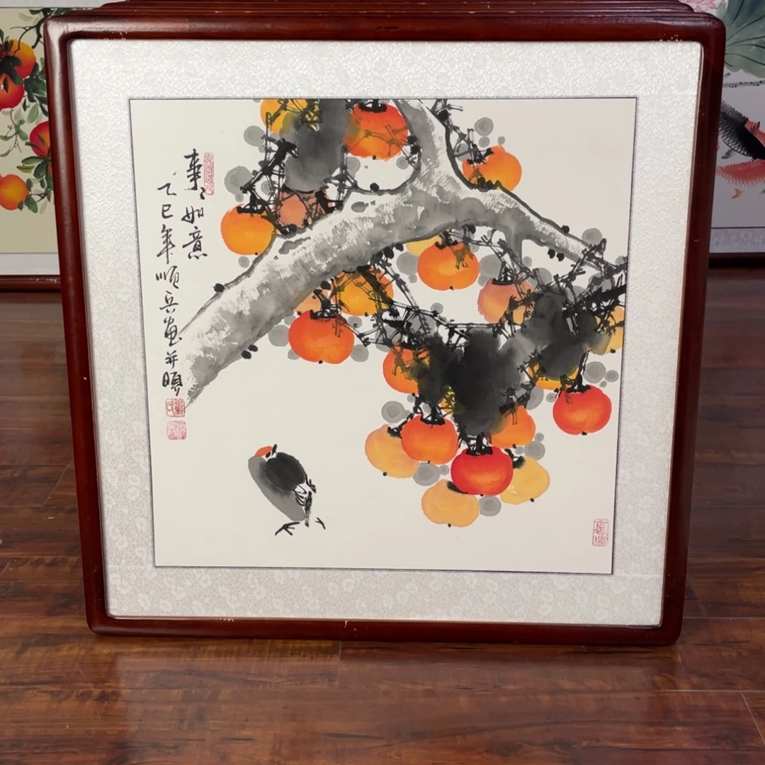 国画带框尺寸63*63厘米