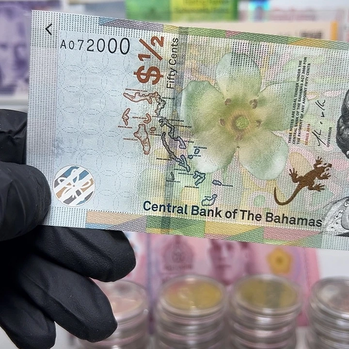 寒***秋纸币巴哈马纸币一张000