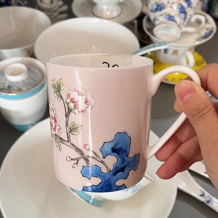 瓷片微瑕骨瓷故宫文化马克杯一个