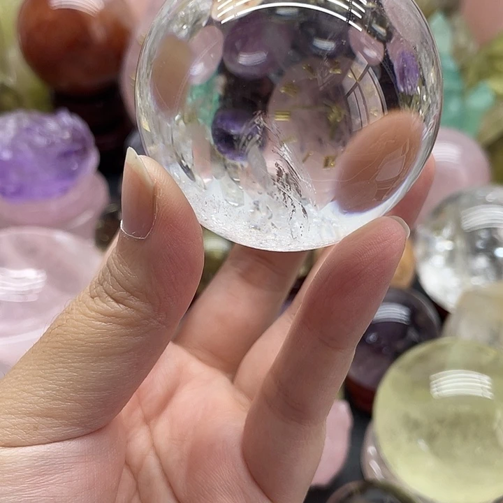 愤***子水晶未镶嵌珠宝半成品59