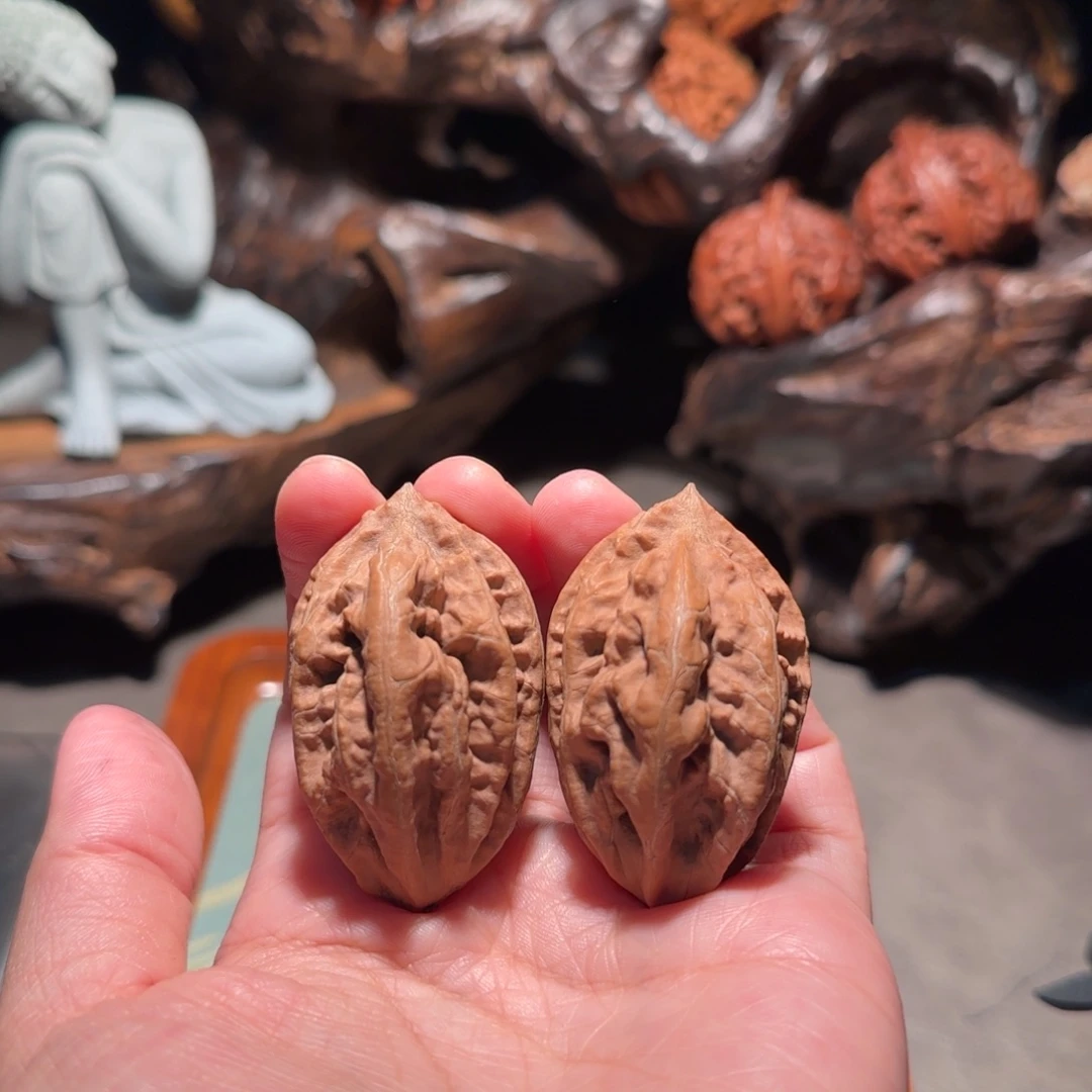 文玩核桃把件肉丸75