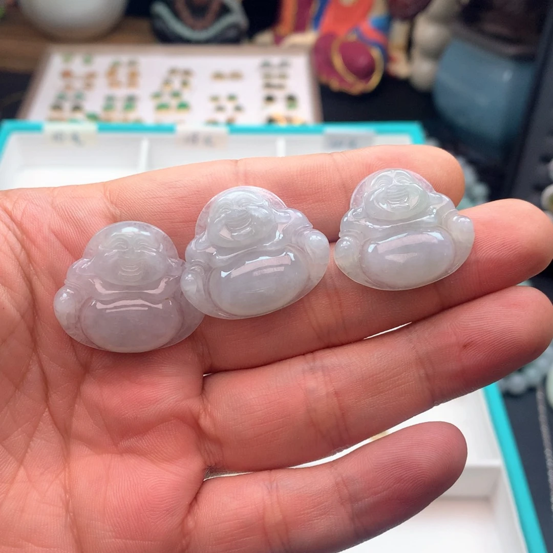 颈饰银S925镶嵌翡翠多样发一件货。