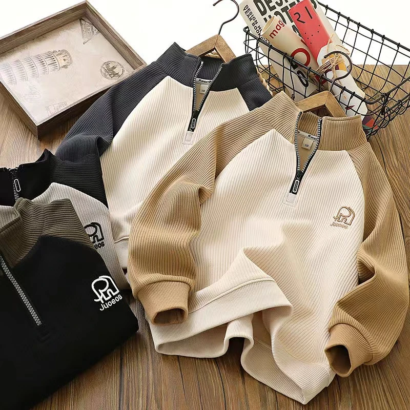 【新人福利】儿童拉链秋冬季衣服男女童秋冬季卫衣儿童绒衫