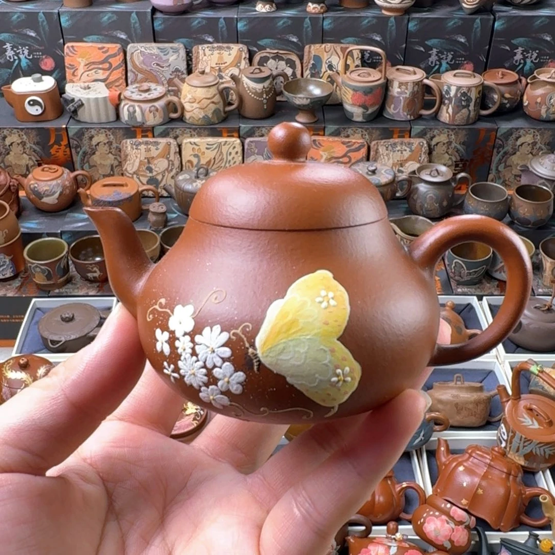 茶壶紫砂150cc原矿精工半手