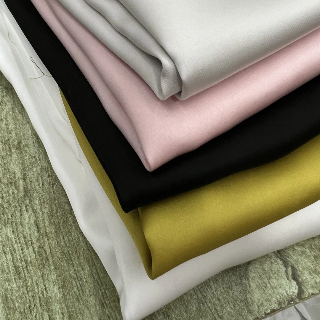 双面醋酸缎面料，夏天高档面料，无质量问题不退换