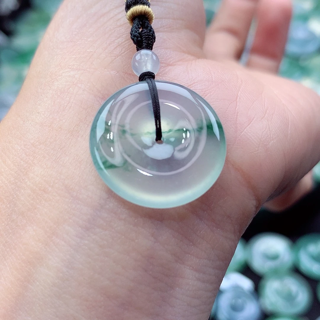 颈饰未镶嵌翡翠编号58。尺寸21.3-5.2