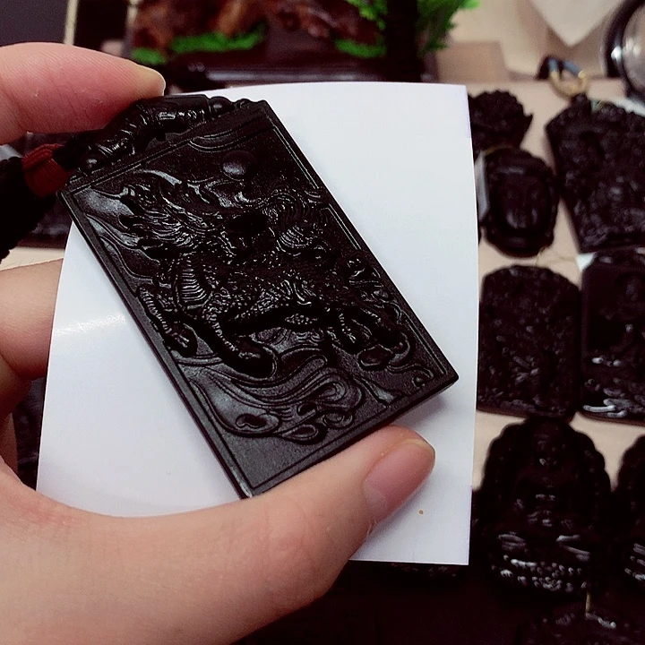 天然缅料a货钢琴黑特色题材挂件