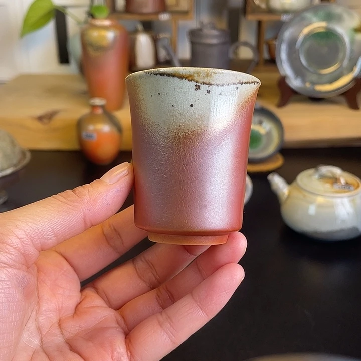 燃薪柴烧茶器主人杯