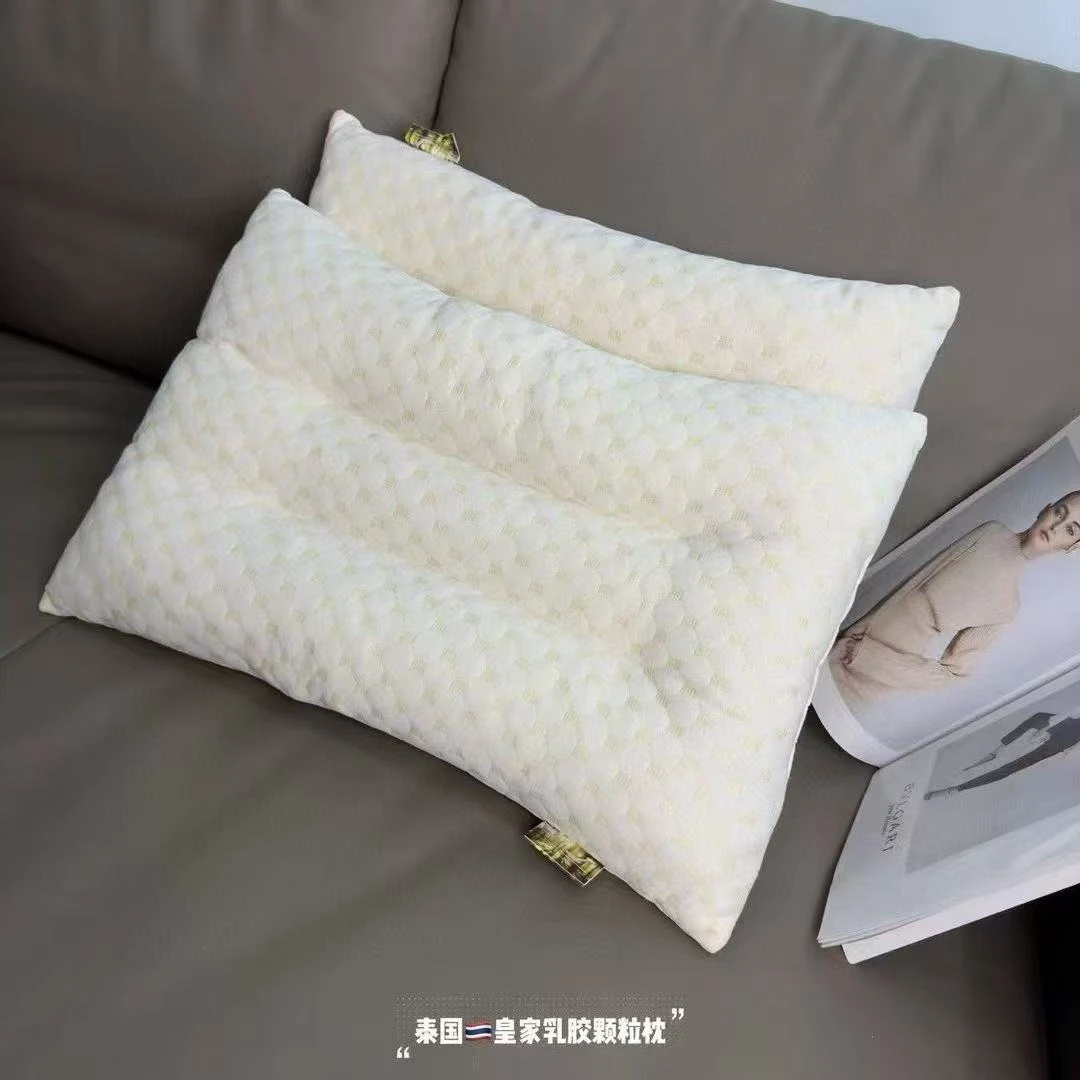 【一只装】40*70cm 泰国天然碎乳胶针织棉护颈枕