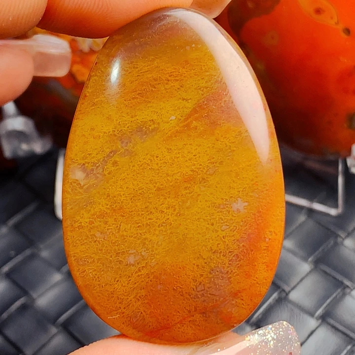 玛瑙/玉髓颈饰未镶嵌蓝**云