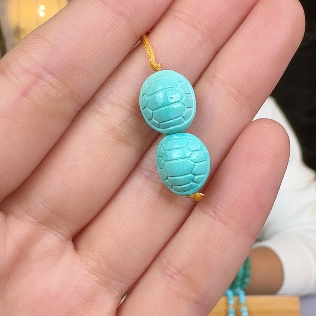 绿松石未镶嵌挂件