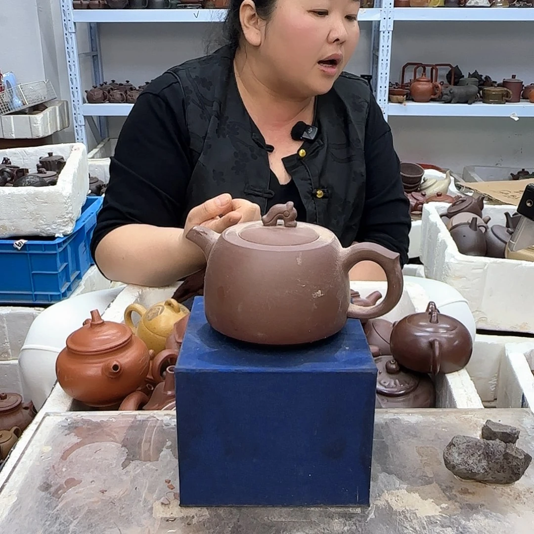 茶壶紫砂宜兴市紫砂壶瑕疵处理