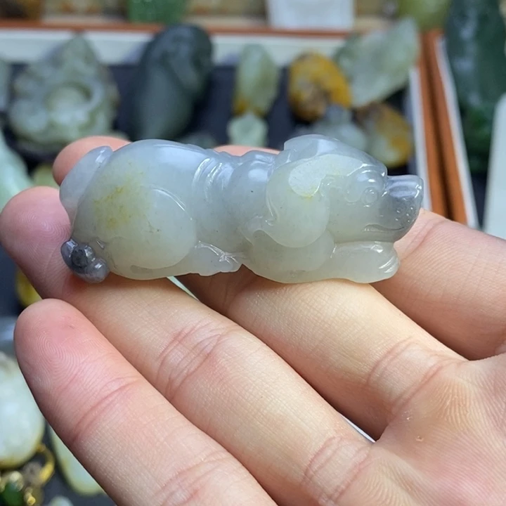 和田玉未镶嵌吊坠(不含链)