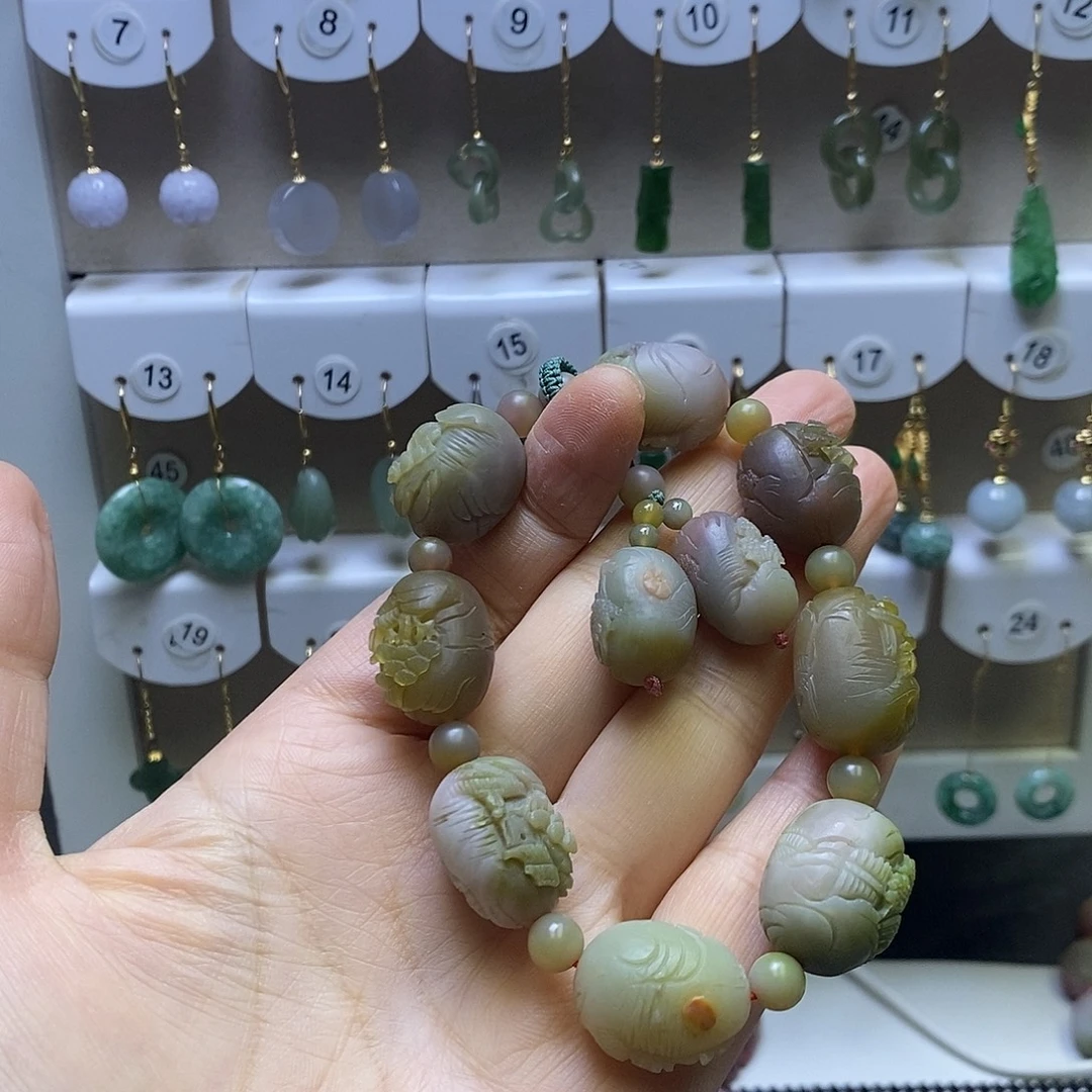 玛瑙/玉髓未镶嵌手链