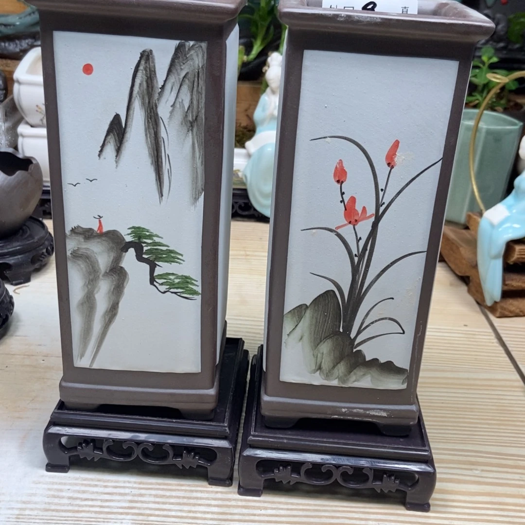 瓷片陶瓷花盆陶瓷艺术