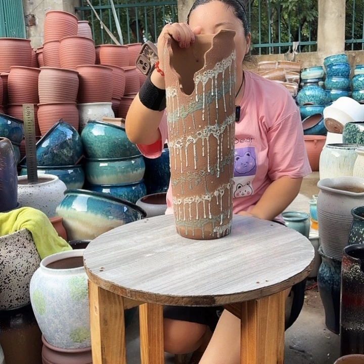 口14高42瑕疵一个盆子