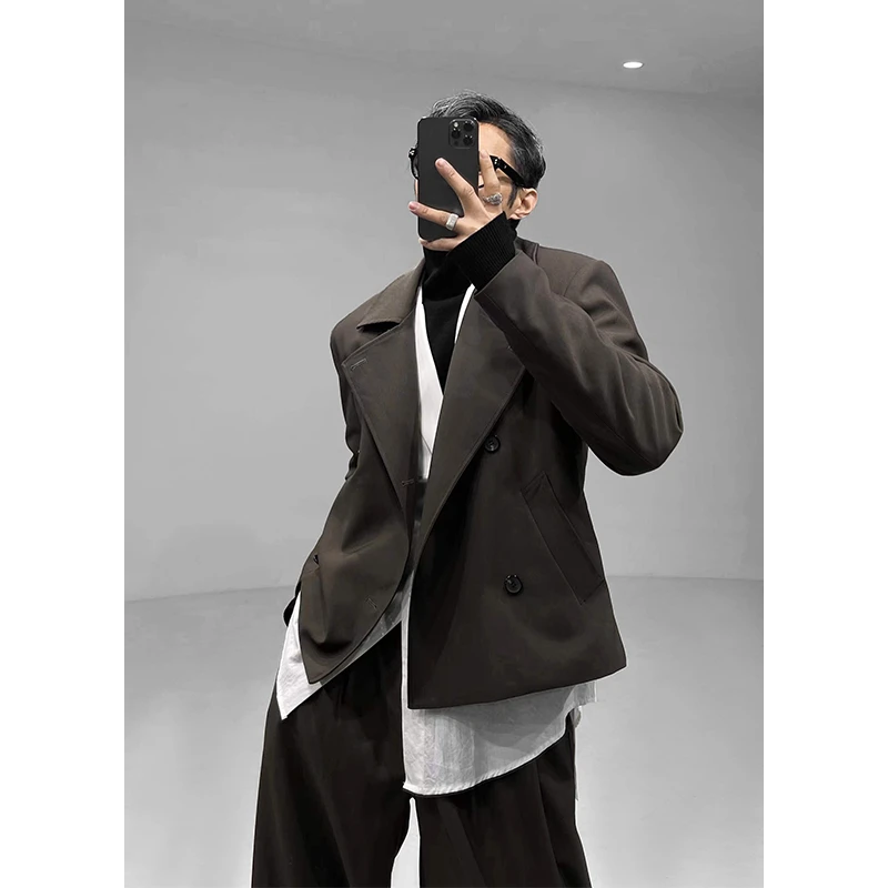 新品春款休闲潮流百搭个性设计款西装西裤