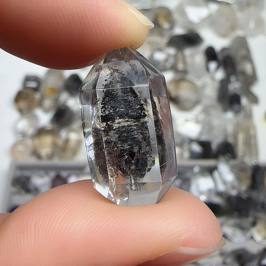 未镶嵌珠宝半成品水晶糖心闪灵随形