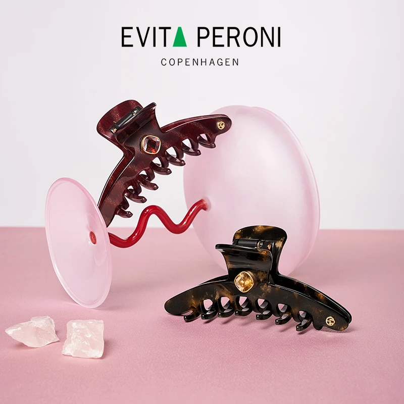 Evita Peroni/依慧达“小方糖”系列加大号鲨鱼夹时尚简约风抓夹ZB