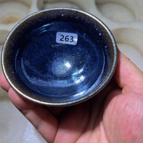 茶盏原矿原釉柴烧建盏