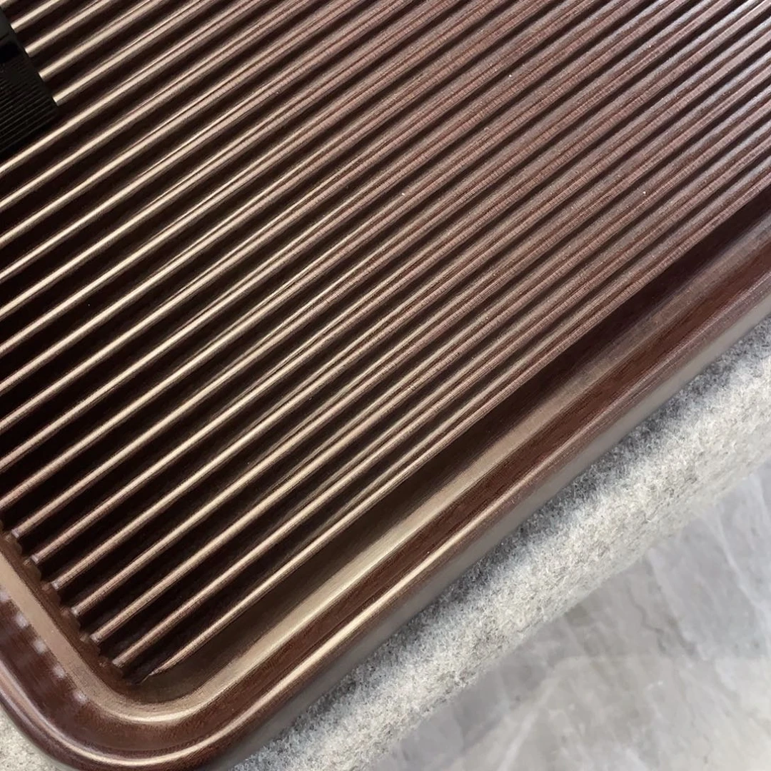 客***啦电木茶盘紫直纹50305