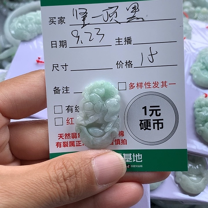 坚***！吊坠(不含链)未镶嵌翡翠