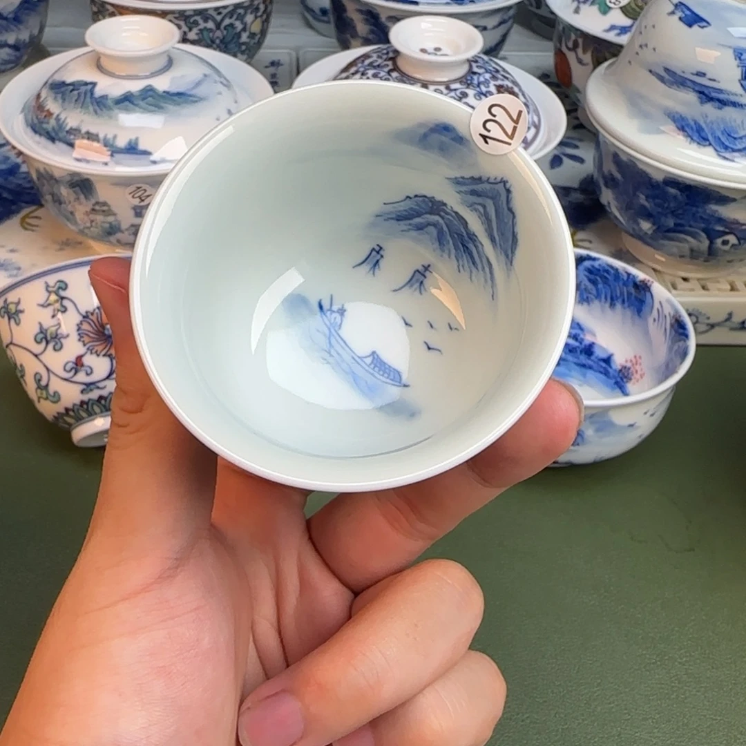 彦祖纯手工手绘茶具122
