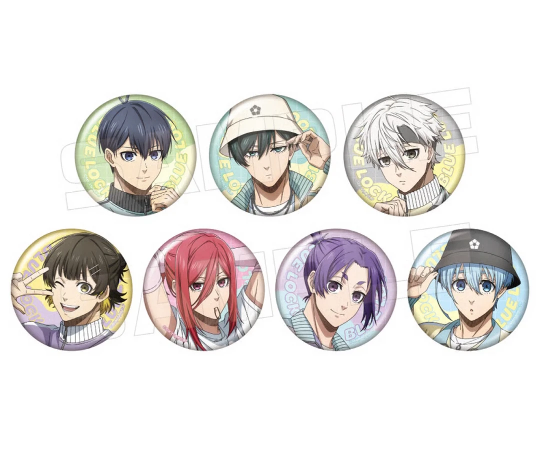 蓝色监狱蓝锁时尚运动系列吧唧徽章盲盒（代拆）