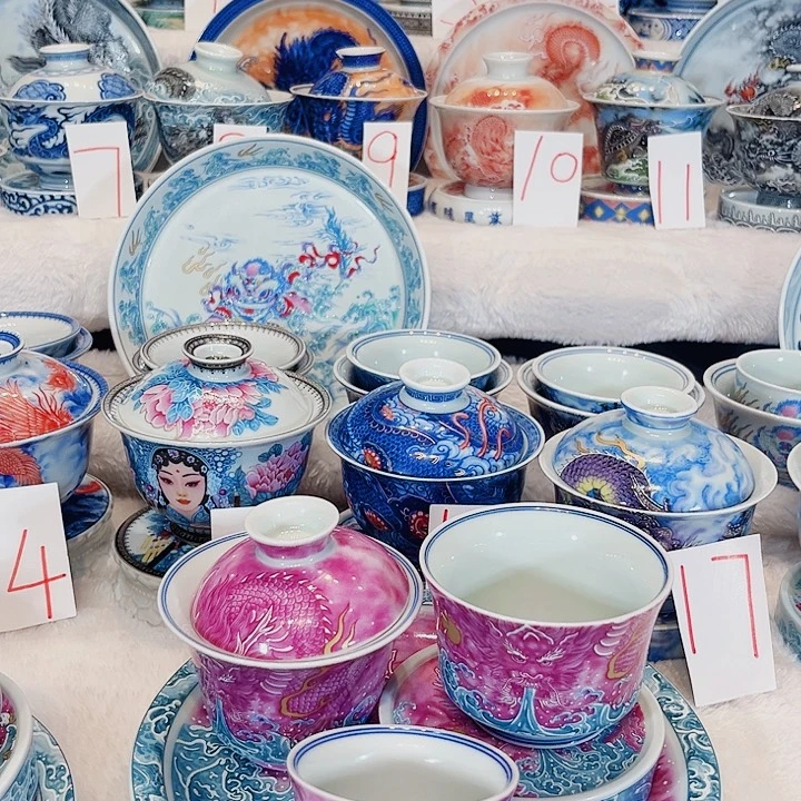 世***演胭脂红龙5件套套装