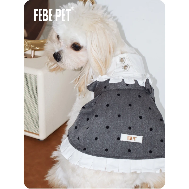 FEBE PET宠物公主裙礼服裙泰迪比熊博美雪纳瑞马尔济斯小型犬猫咪