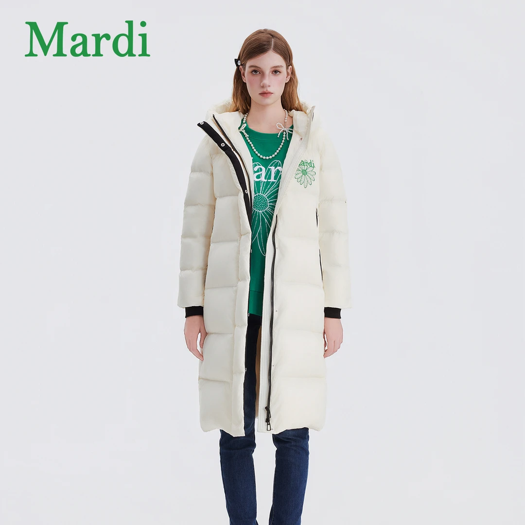 Mardi连帽时尚羽绒外套运动休闲中长款MYR2542063