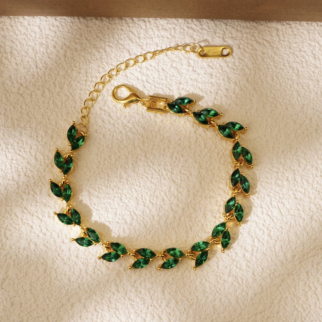 时尚订制轻奢极简小柳叶手链ZD0203