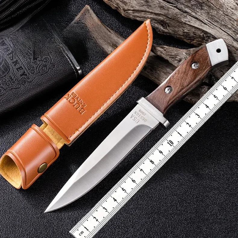 【户外必备】高硬度野外生存防滑手柄握感小刀露营削皮锋利户外刀