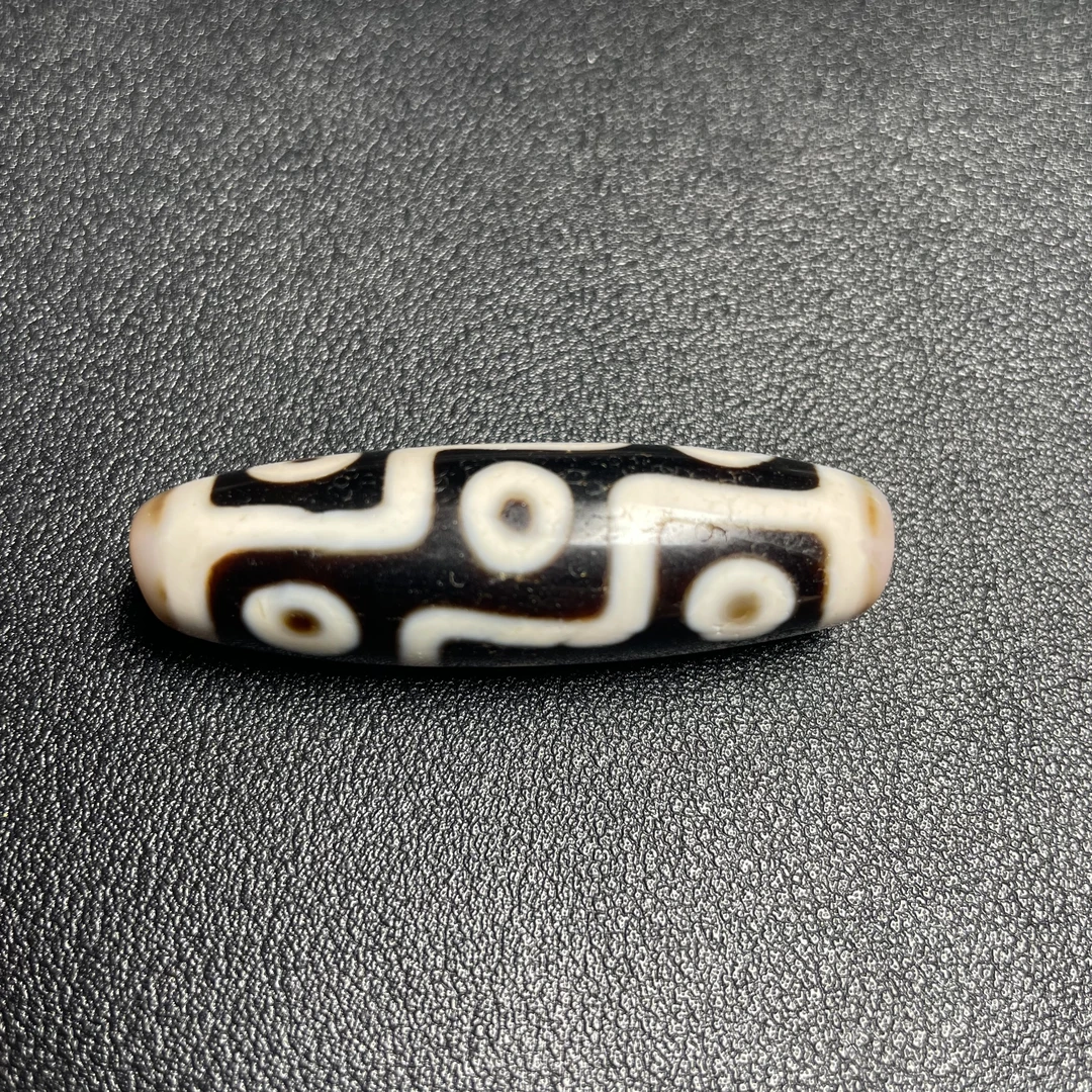 【古珠】20世纪玛瑙珠9眼珠2505140499