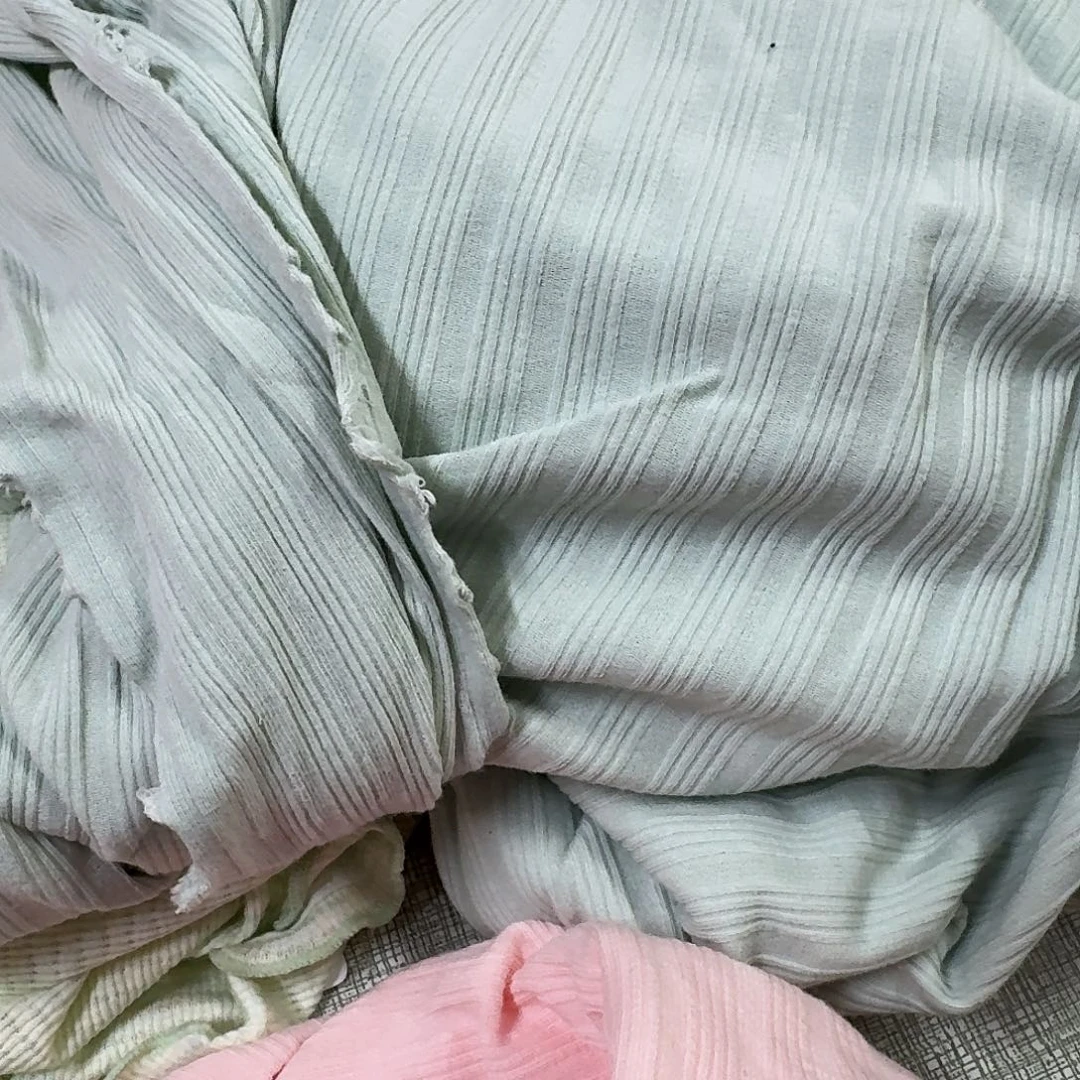 棉117号薄荷绿坑条一米