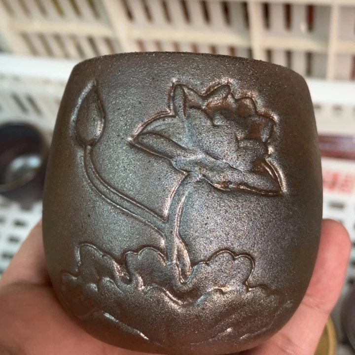 柴烧茶具宝瓶大放漏