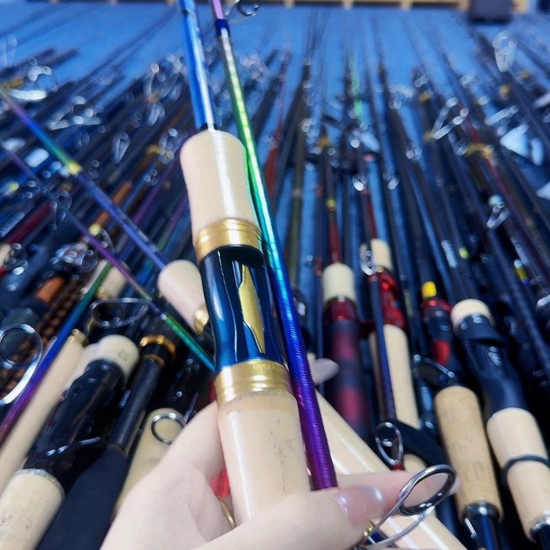 H***i3.8m碳素路亚竿直柄杆链接