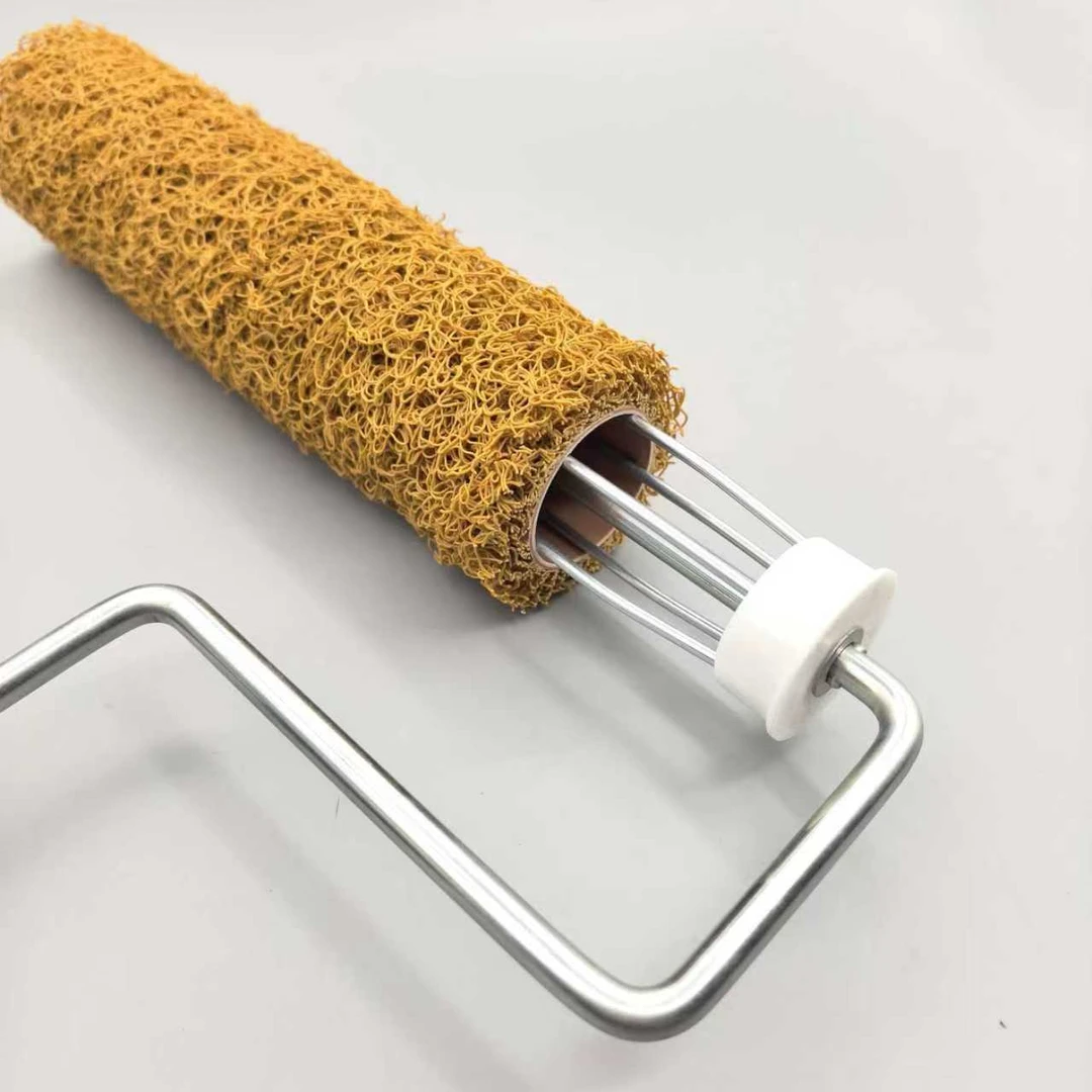 9寸腻子滚筒乱纹装饰滚筒刷肌理漆硅藻泥厚浆腻子拉花纹理艺术漆