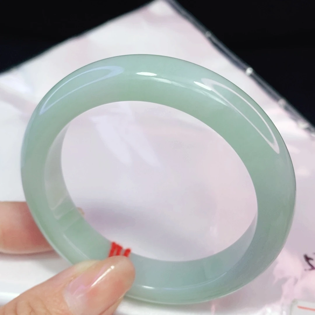 未镶嵌手镯翡翠53正圈