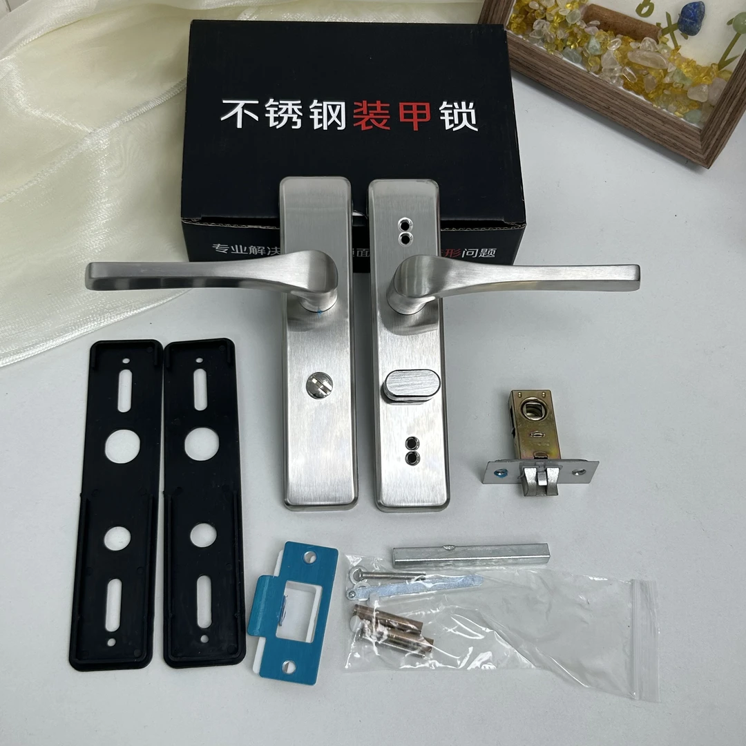 （拍一发十）卫浴锁W001不锈钢多功能卫浴锁双拉簧多功能卫浴锁