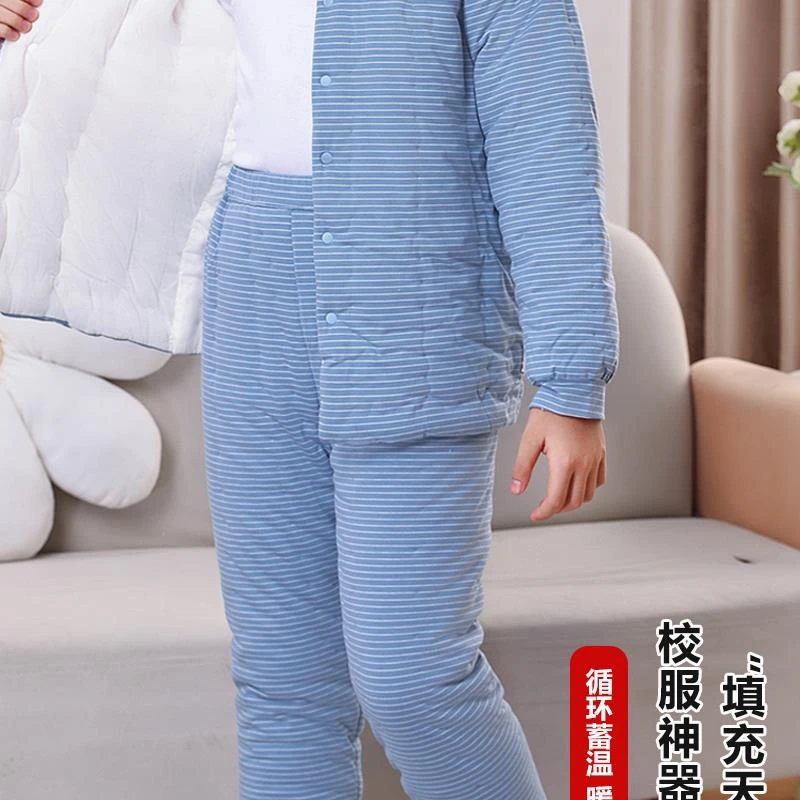 范哲萨校服神器冬季内搭裤子男孩儿女童保暖裤学生内穿加厚手工