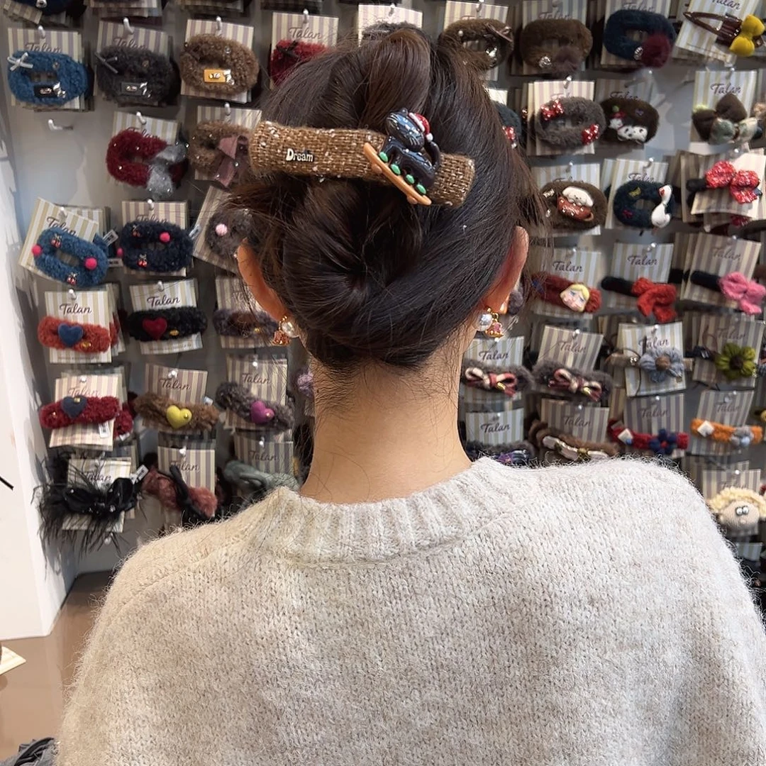 布艺非金属懒人夹