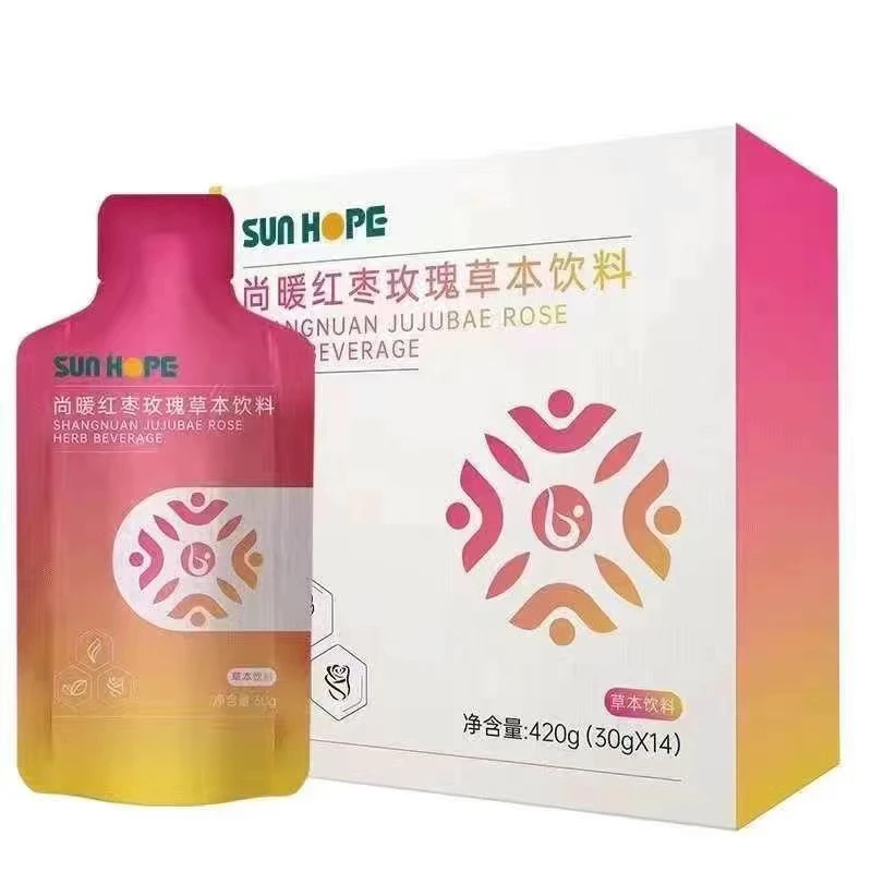 尚赫尚暖红枣玫瑰草本饮料大枣正品产品