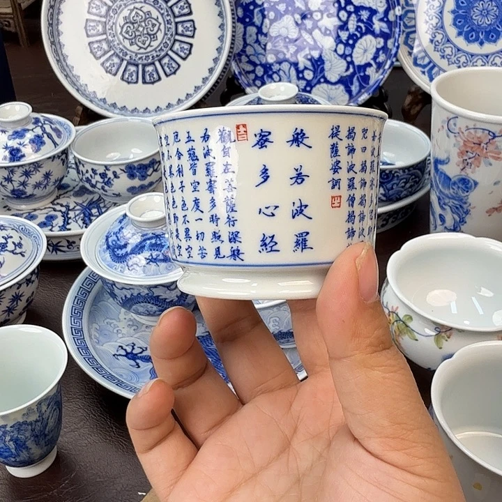 手绘陶瓷陶瓷杯杯