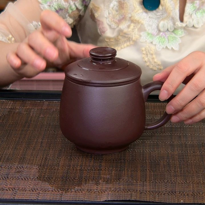 茶杯紫砂高货放漏