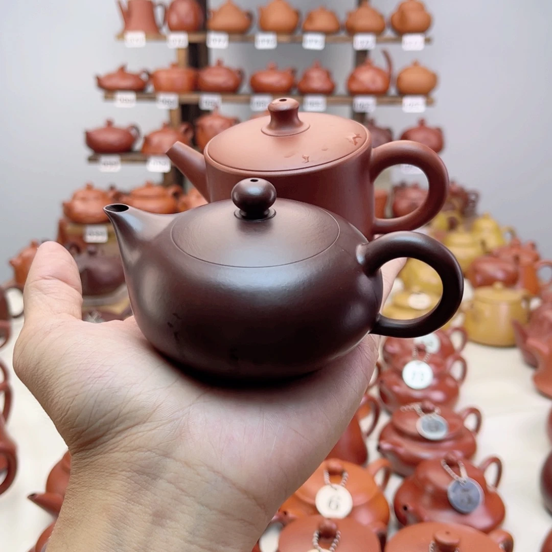 杰***K紫砂茶壶汉瓦120，紫凤雏130