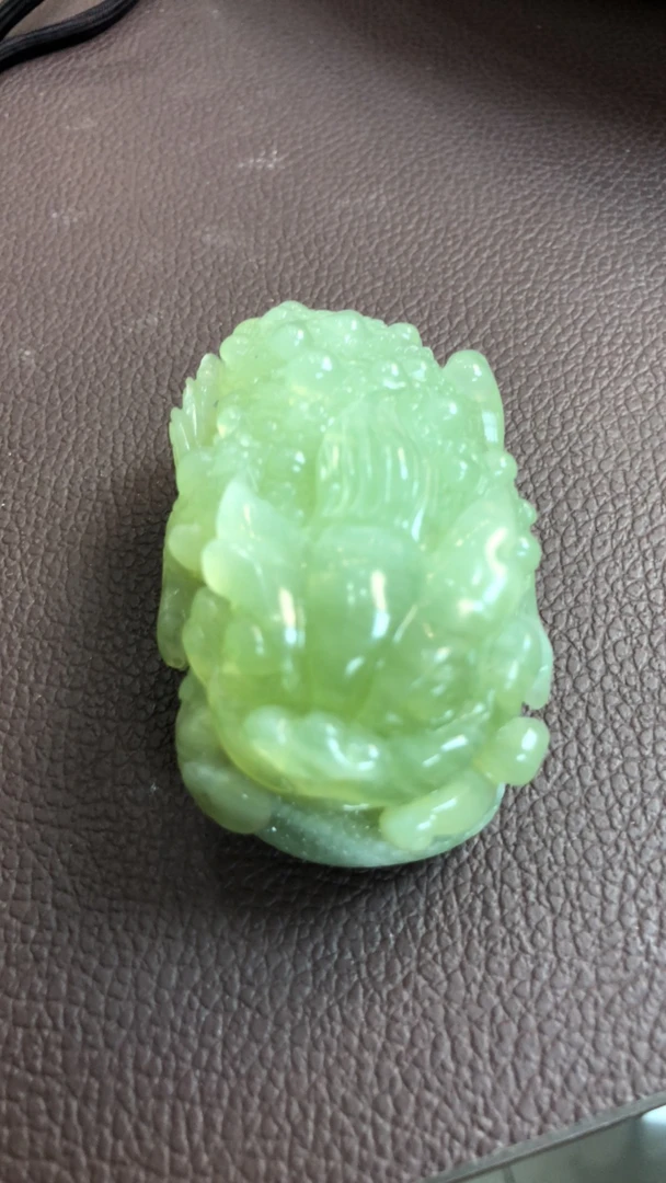 蛇纹石玉（覆膜）摆件原创作品