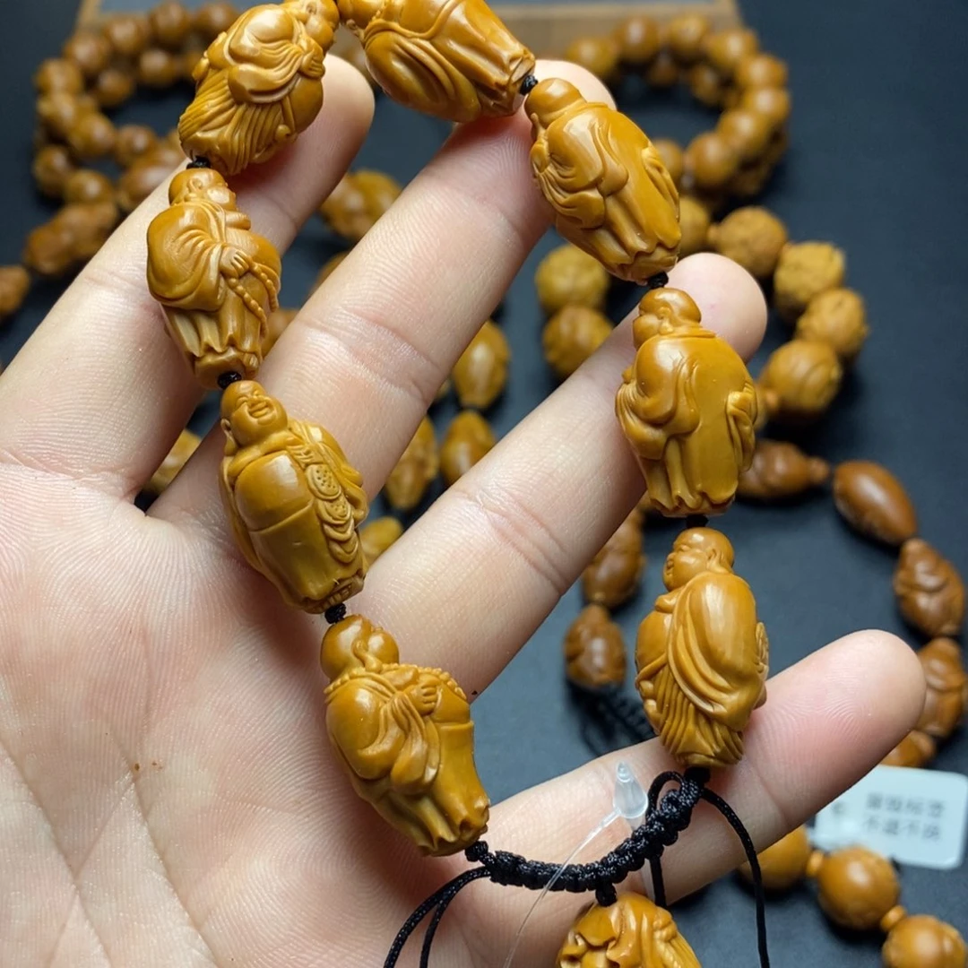 亮***了手串/手链橄榄核站立弥勒