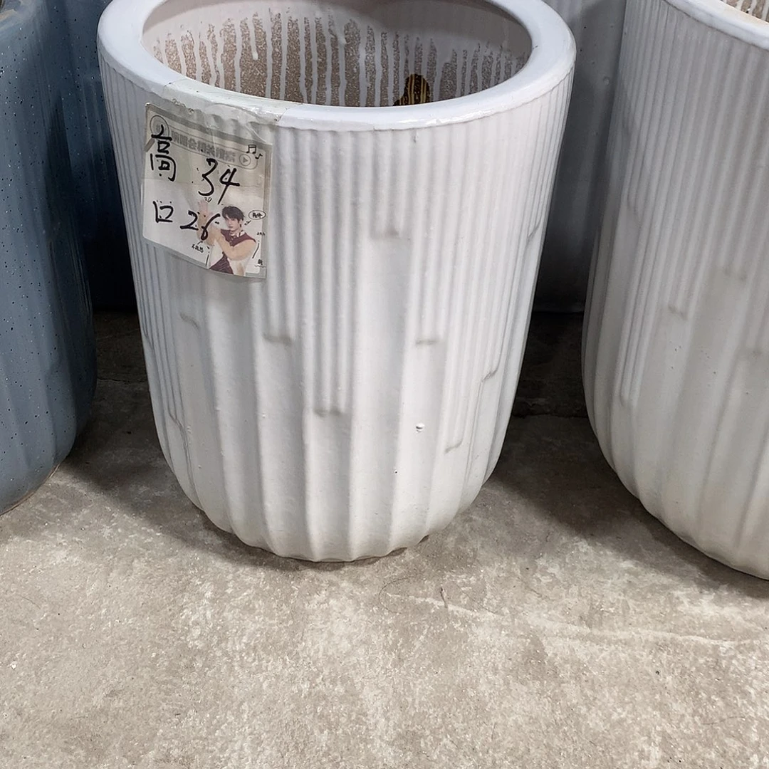 高温陶瓷花盆微瑕