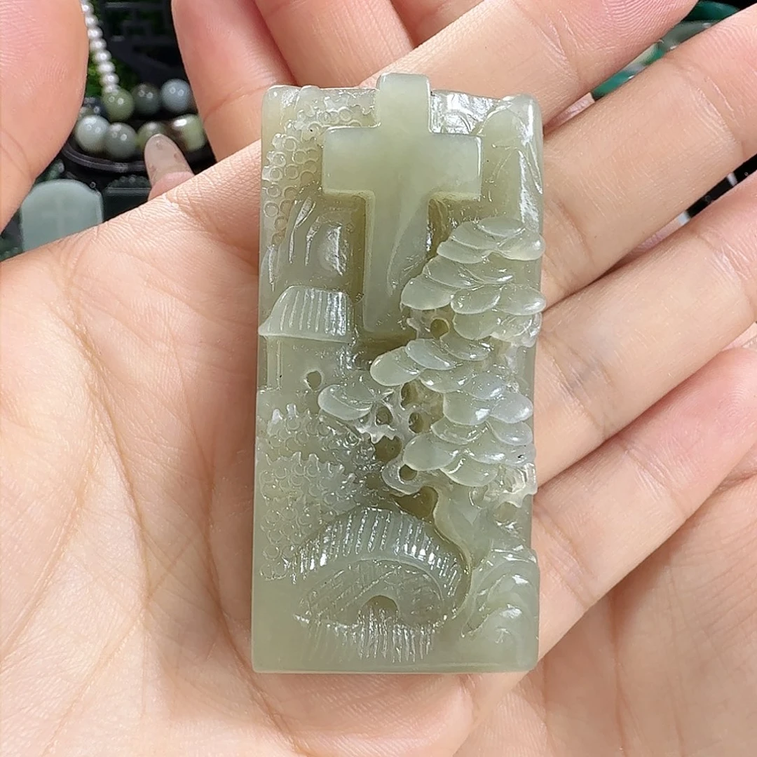 颈饰未镶嵌和田玉